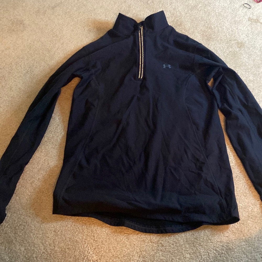 Under armor black zip up